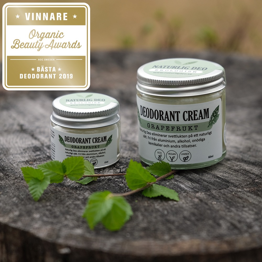 Naturlig Deo - Deodorant Cream Grapefrukt (eko) - 2