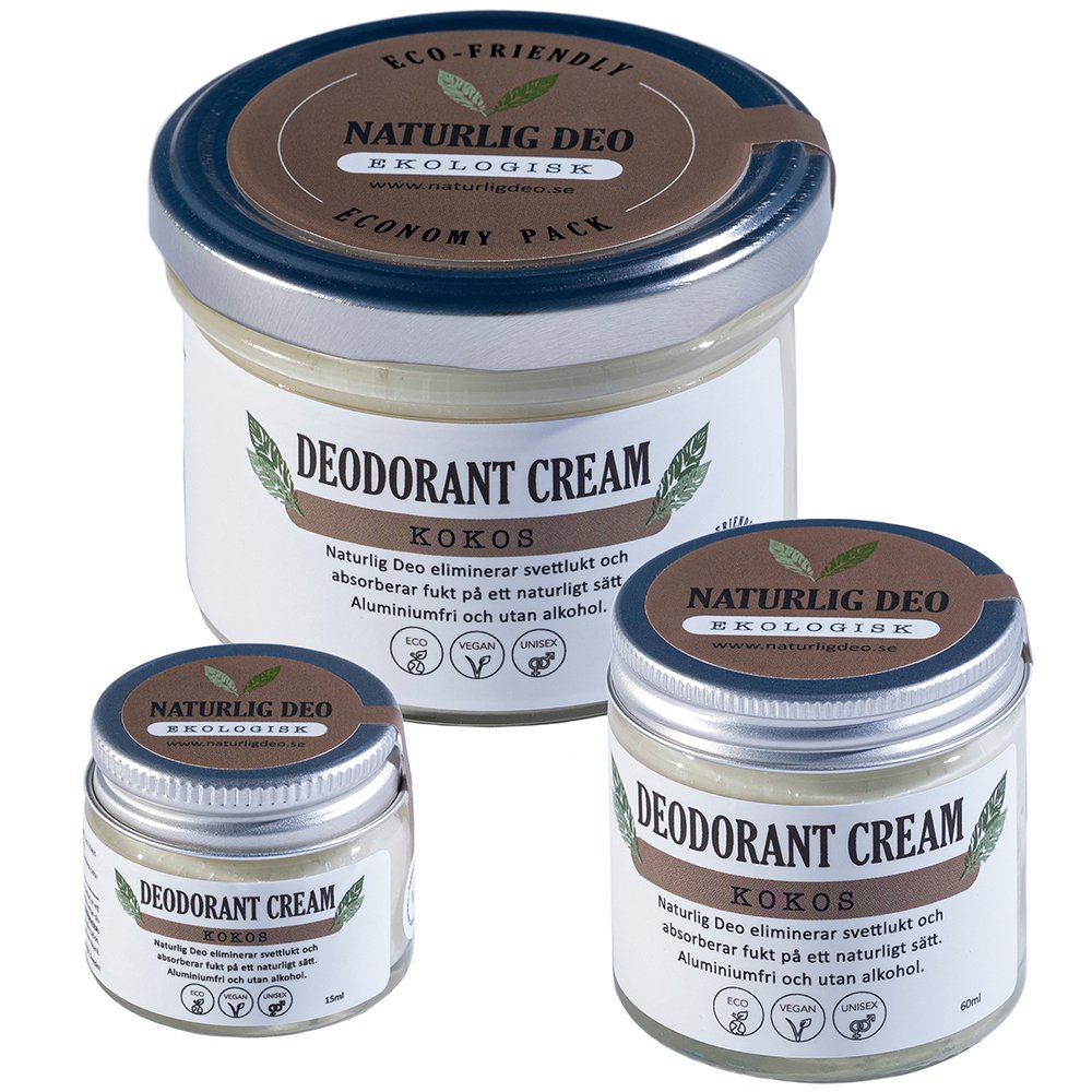Naturlig Deo - Deodorant Cream Kokos (eco)