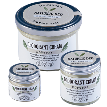 Naturlig Deo - Deodorant Cream Doftfri (eko)
