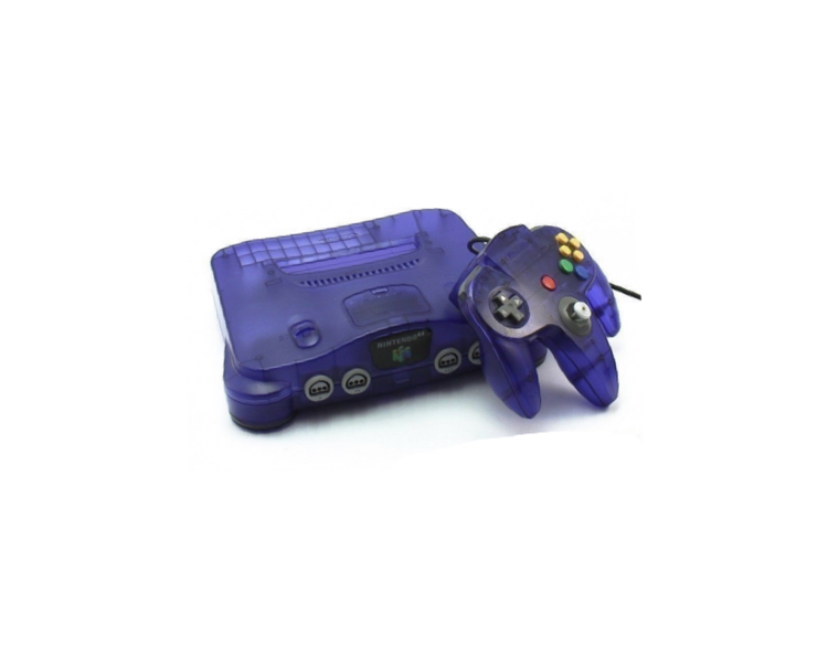 Nintendo 64 konsol Grape Purple  & en original handkontroll (PAL)