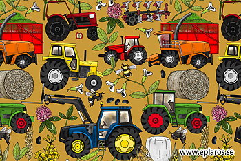 Vykort 10x15 cm Fält