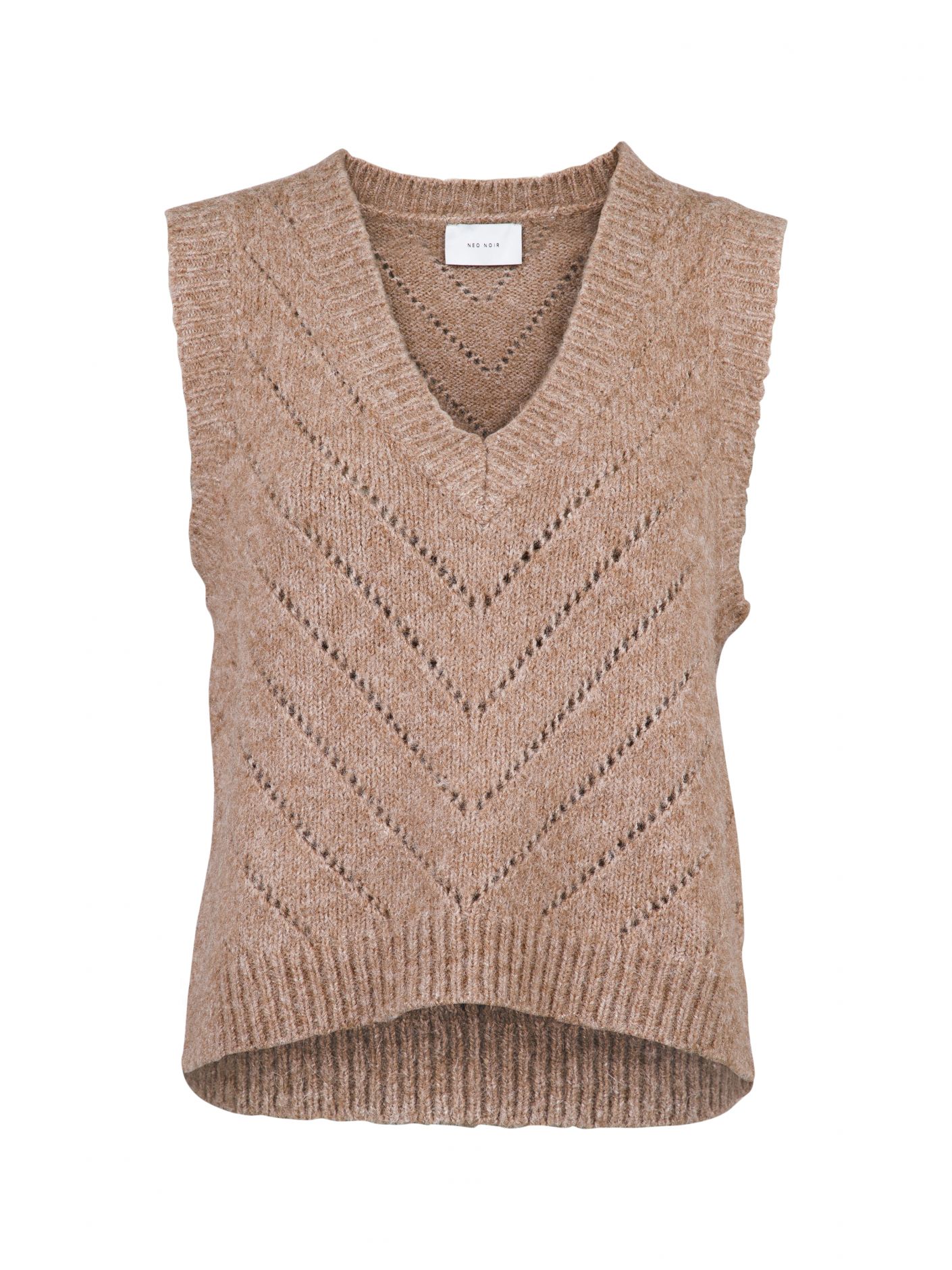 Neo Noir - Dimitri Knit Vest Beige