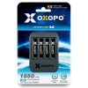 OXOPO  Li-ion Batteri 4xAA 1850mAh Inkl Laddare