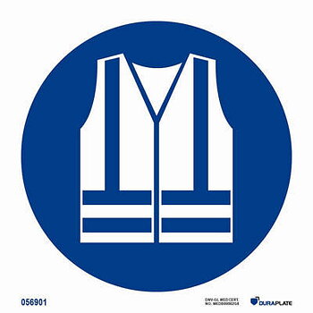 IMO-sign "Wear high visibility clothing" - IMPA 33.5643