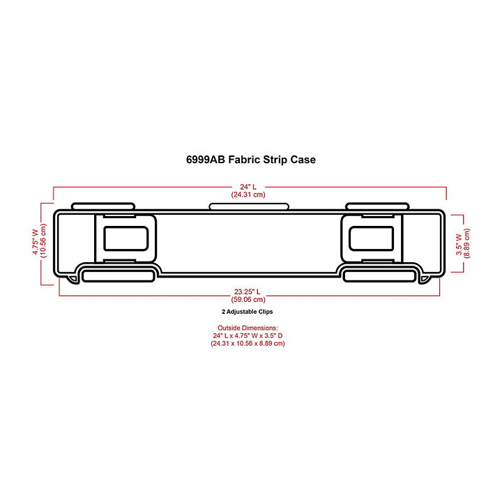 ArtBin Storage Fabric Stripe Case 6999AB
