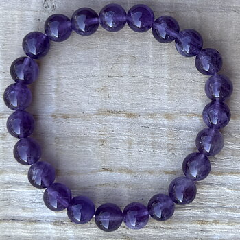 Armband 8mm Ametist