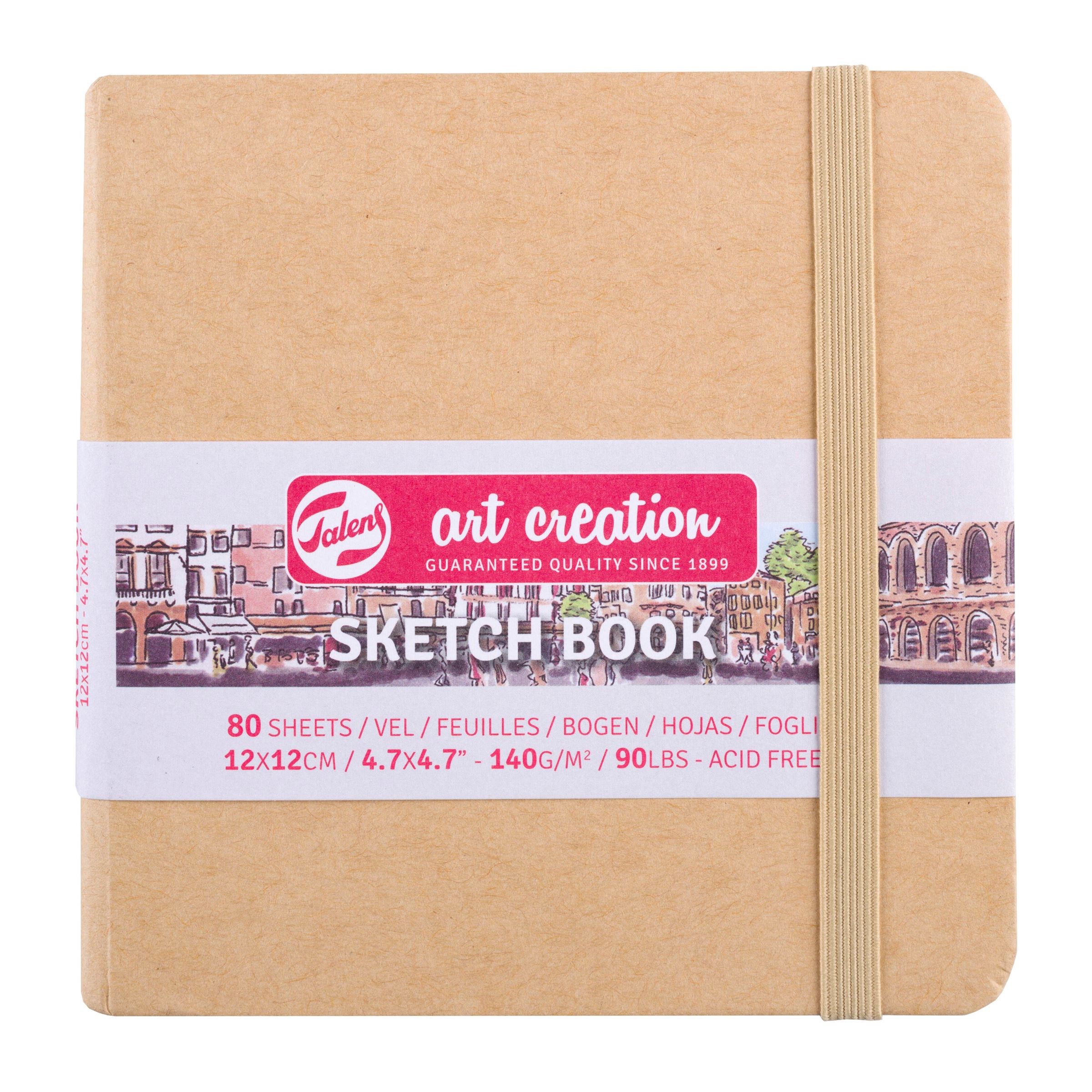 Sketchbook Kraft Paper Cover 12 x 12 cm