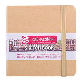 Sketchbook Kraft Paper Cover 12 x 12 cm