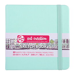 Sketchbook Fresh Mint 12 x 12 cm