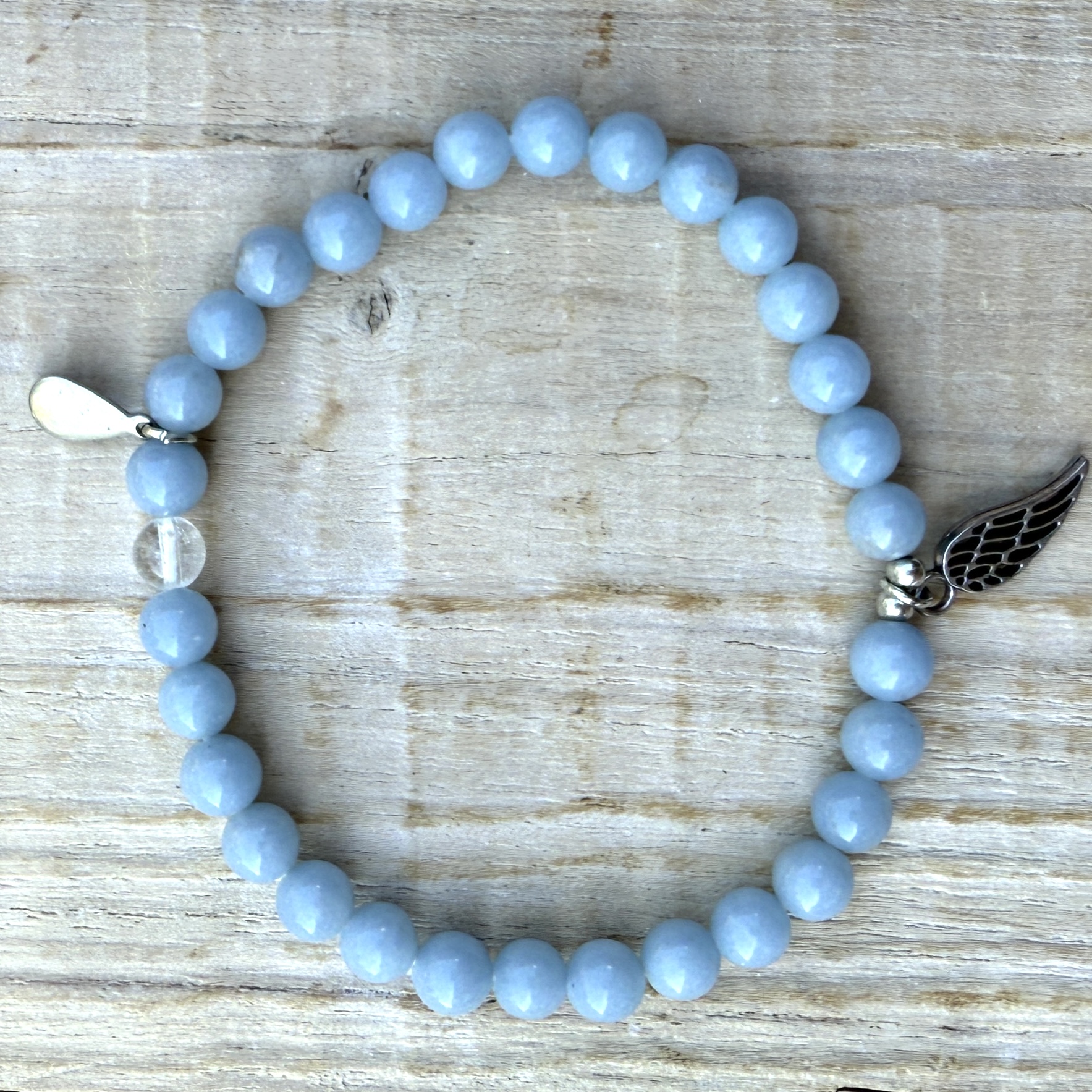 Armband 6mm  Angelit