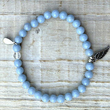 Armband 6mm  Angelit
