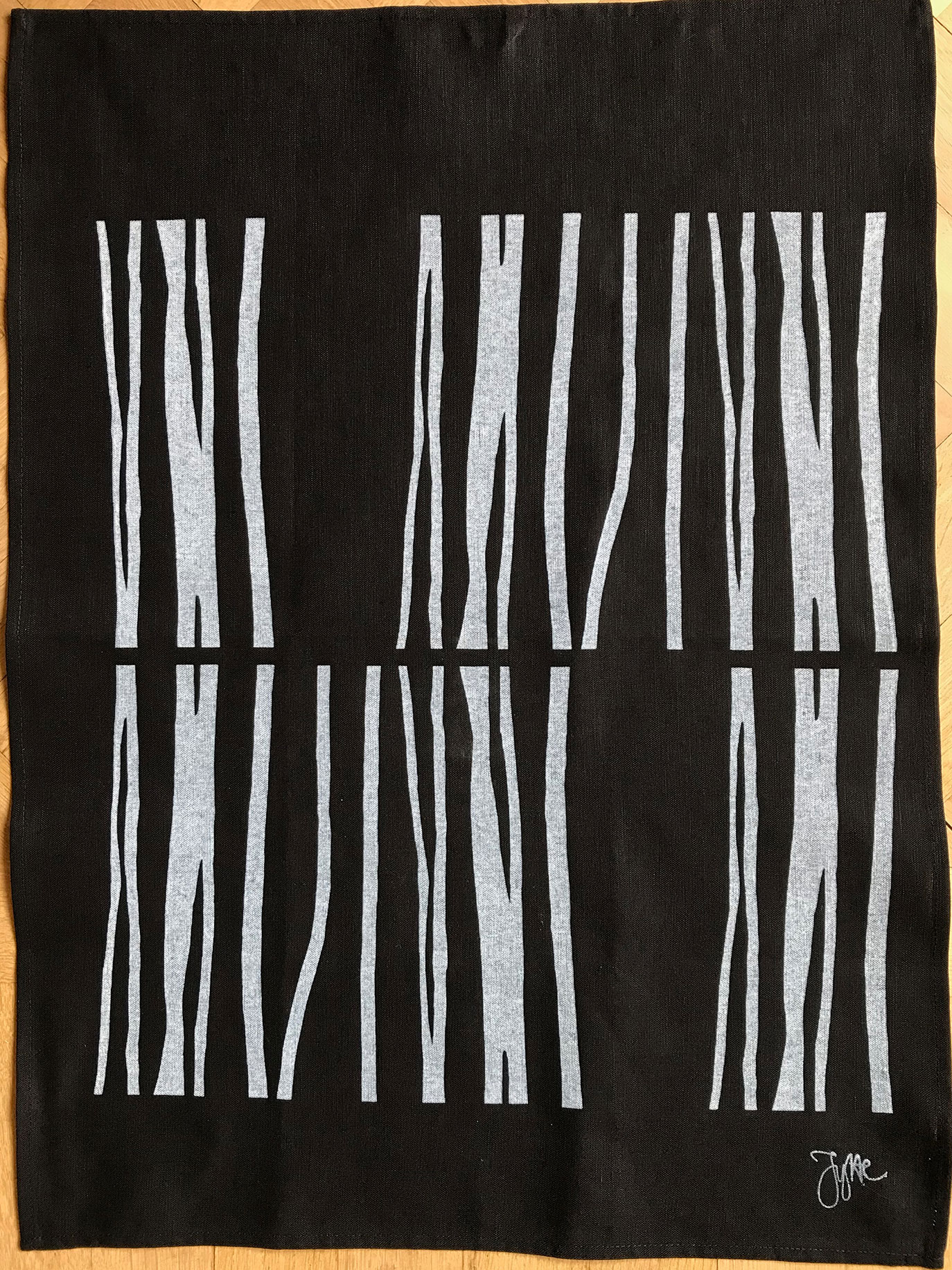 Towel Stänglar black background