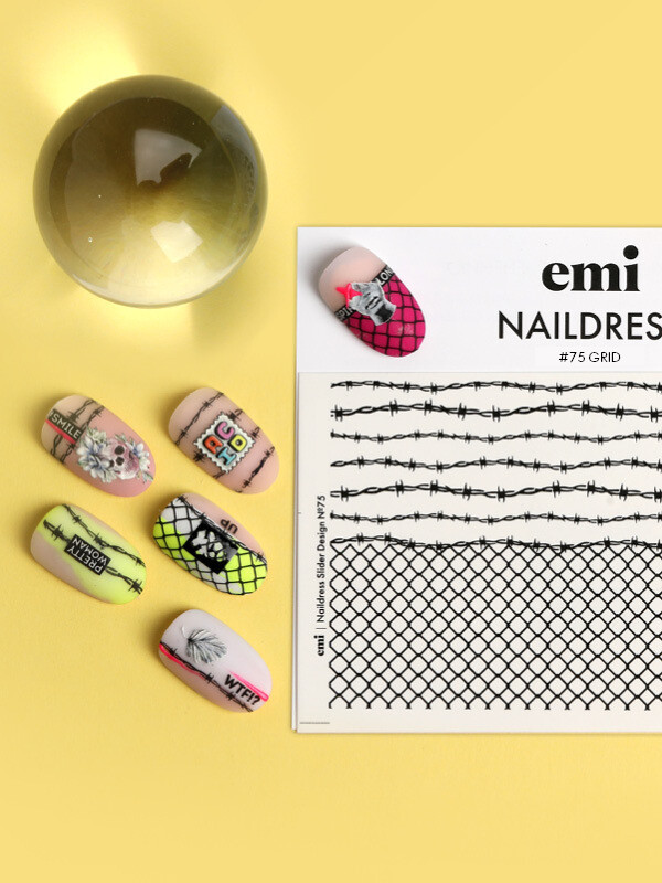 Naildress Slider Design #75 Grid - 2