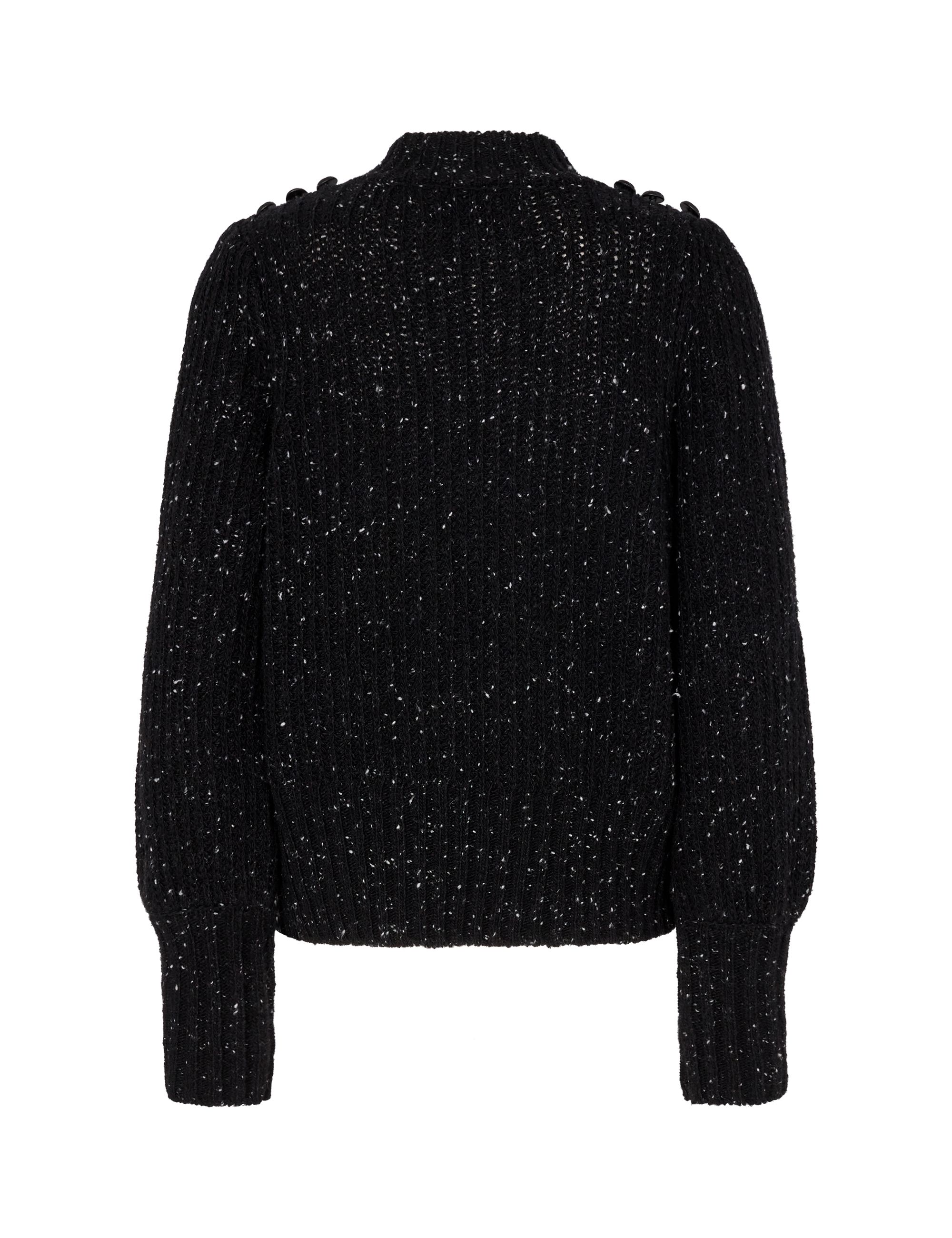Levéte Room - Oleen 3 Knit Blouse Black - 4