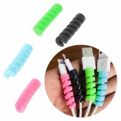 4-Pack - Kabelskydd Spiral - Olika Färger - 8