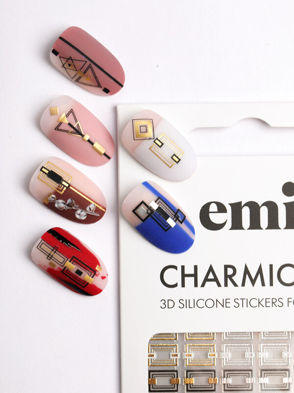 Charmicon 3D Silicone Stickers #192 Classic - 2