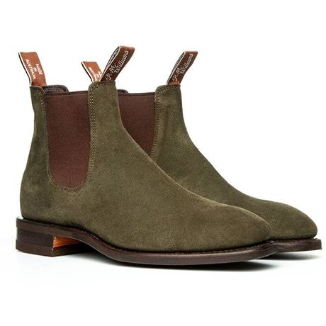 R.M. Williams Blaxland G Suede Khaki 