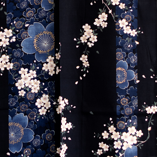 Yukata Blå Blomma