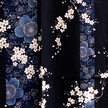 Yukata Blå Blomma