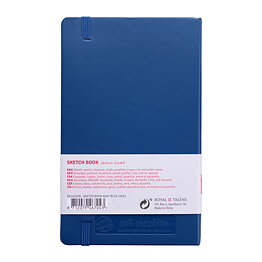 Sketchbook Navy Blue 13 x 21 cm