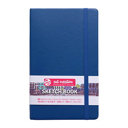 Sketchbook Navy Blue 13 x 21 cm