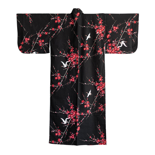 Yukata Svart Trana - 2