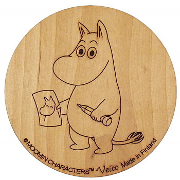 Moomin Glass coaster - Moomintroll