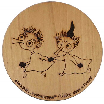 Moomin Glass coaster - Thingumy and Bob