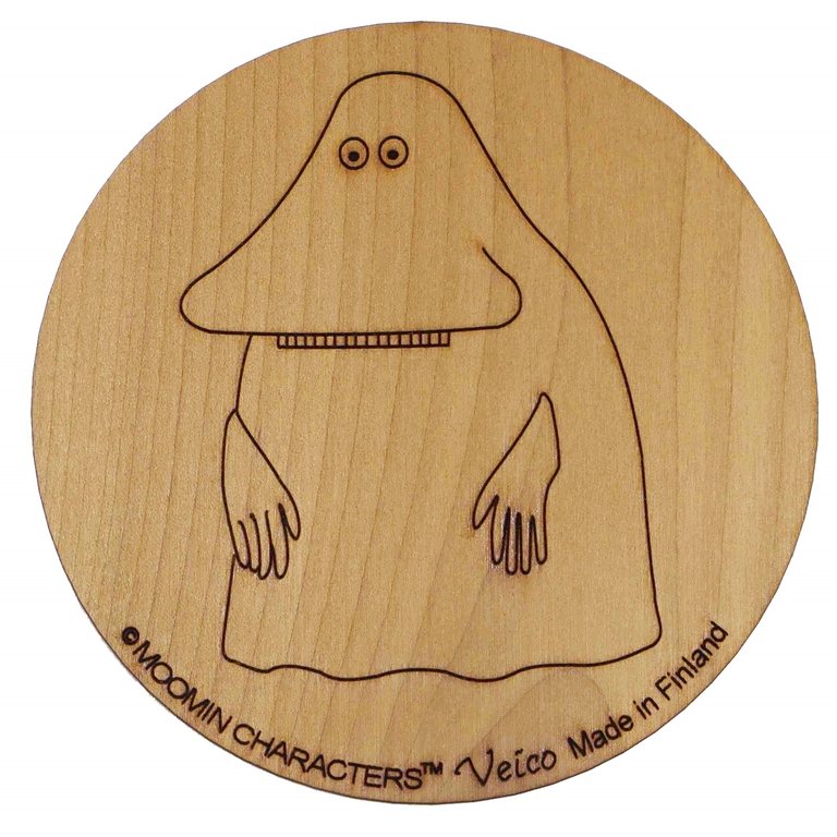 Moomin Glass coaster - Groke