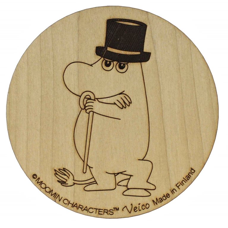 Mumin Glasunderlägg - Muminpappa