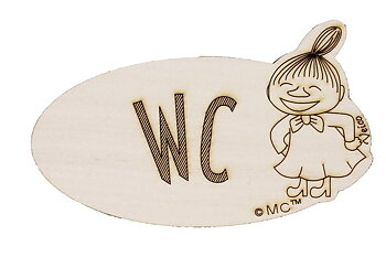Moomin Tree Sign WC - Little My