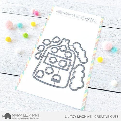 MAMA ELEPHANT-LIL TOY MACHINE STAMP & DIE SET - 2