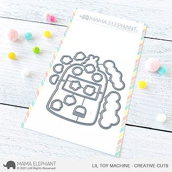 MAMA ELEPHANT-LIL TOY MACHINE STAMP & DIE SET