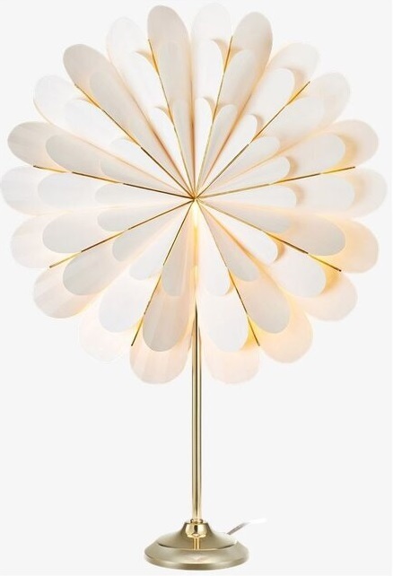 Advent star - Table star - Ø45 cm H65 cm - White