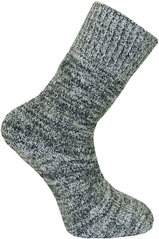 Raggsocka Eskimå Melerad grå