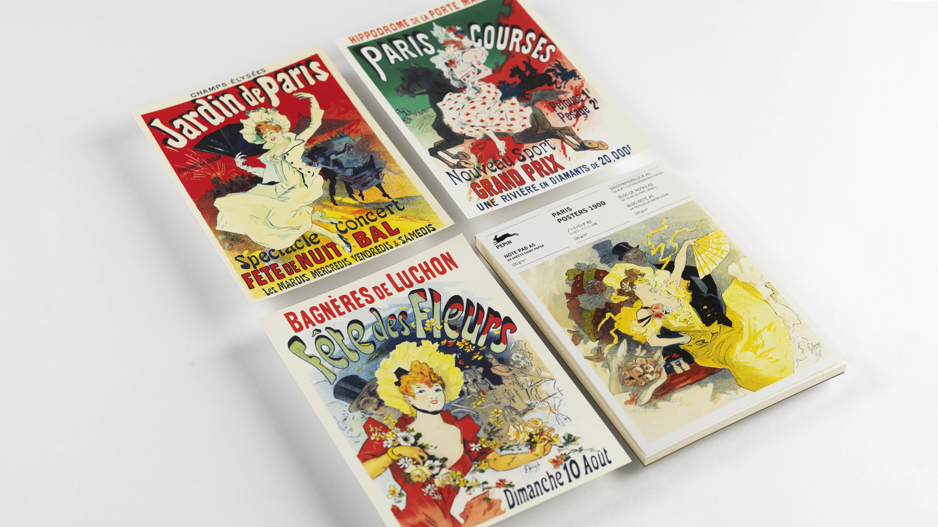 Paris Posters 1900, A5 Writing Paper & Notepad - 2