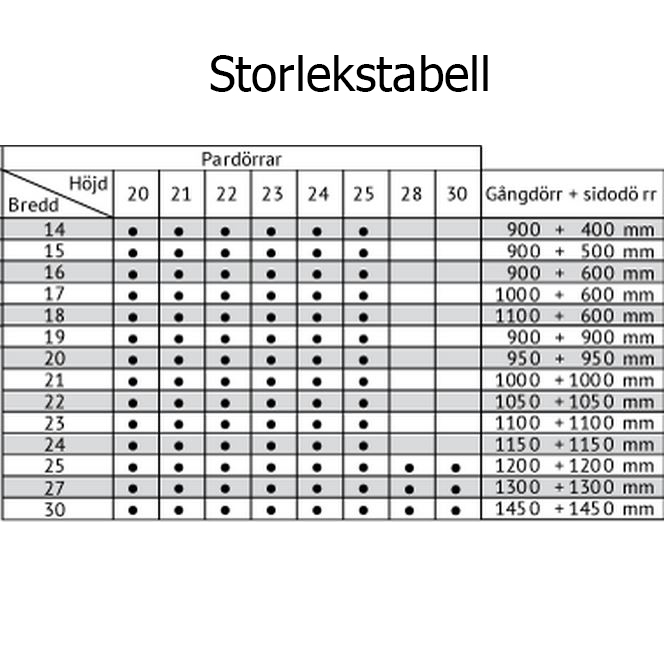 Parstalldörr diagonalspårad - 5