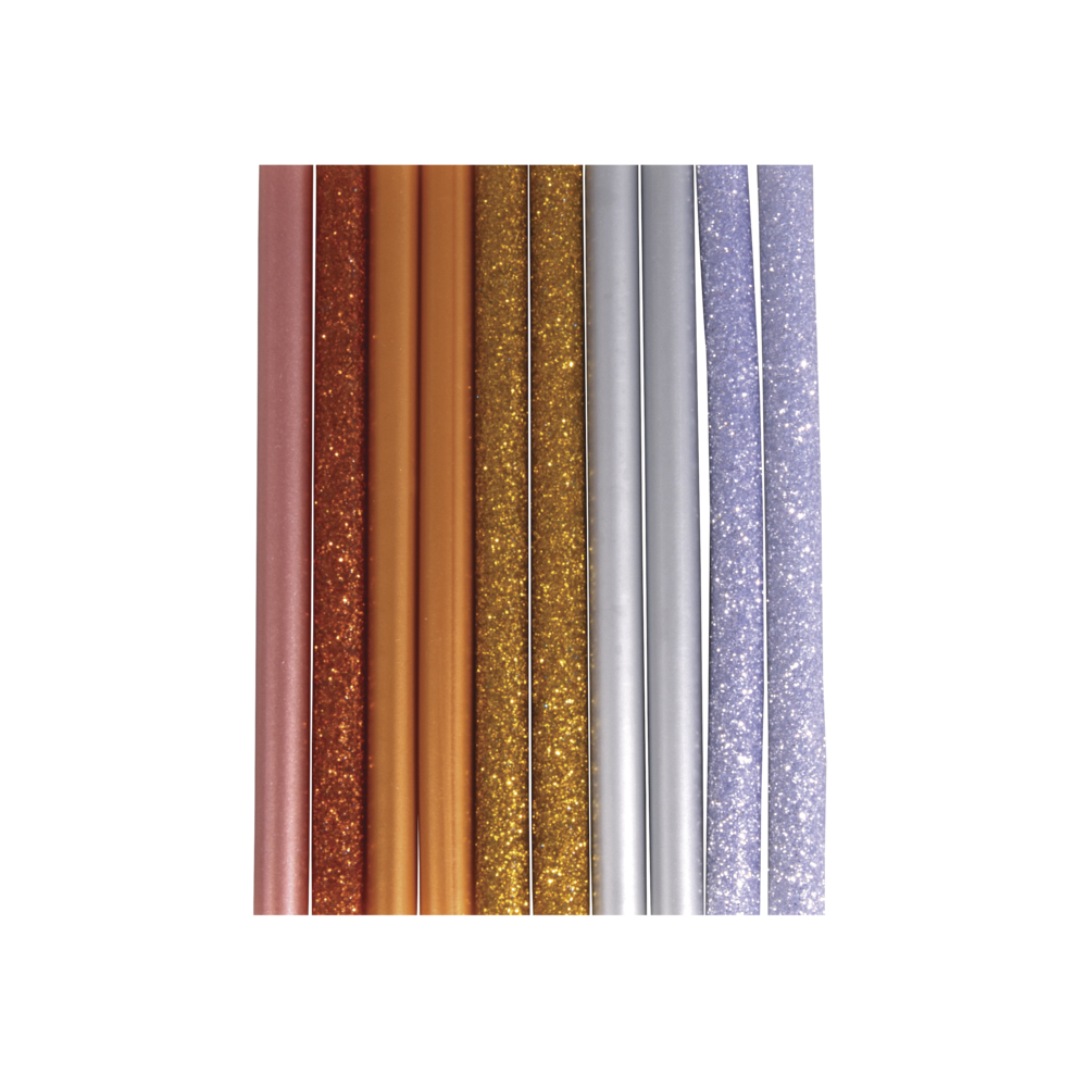 Limsticks - mini 10st - färgade, 100mm x 7mm , Rayher,