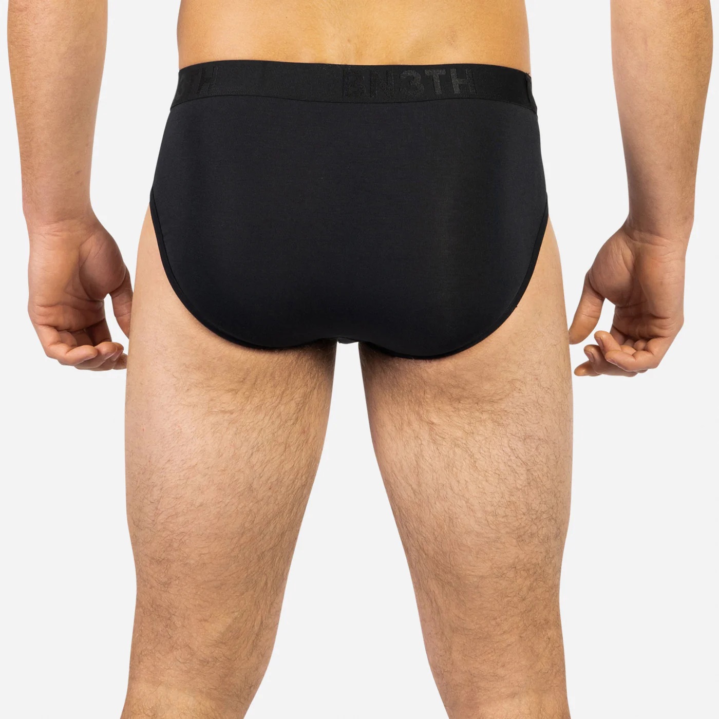 CLASSIC BRIEF SOLID BLACK WITH FLY - 4