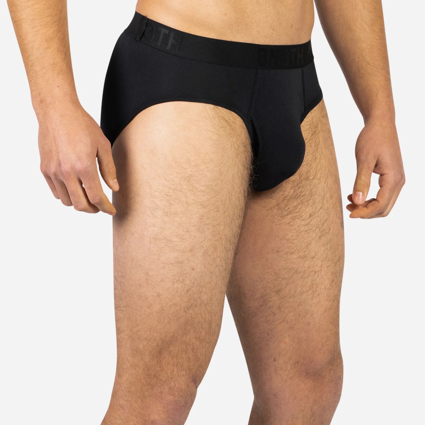 CLASSIC BRIEF SOLID BLACK WITH FLY - 3