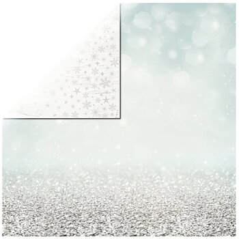 Shimmering - Let It Snow Collection, 12"x12", dubbelsidigt, Kaisercraft