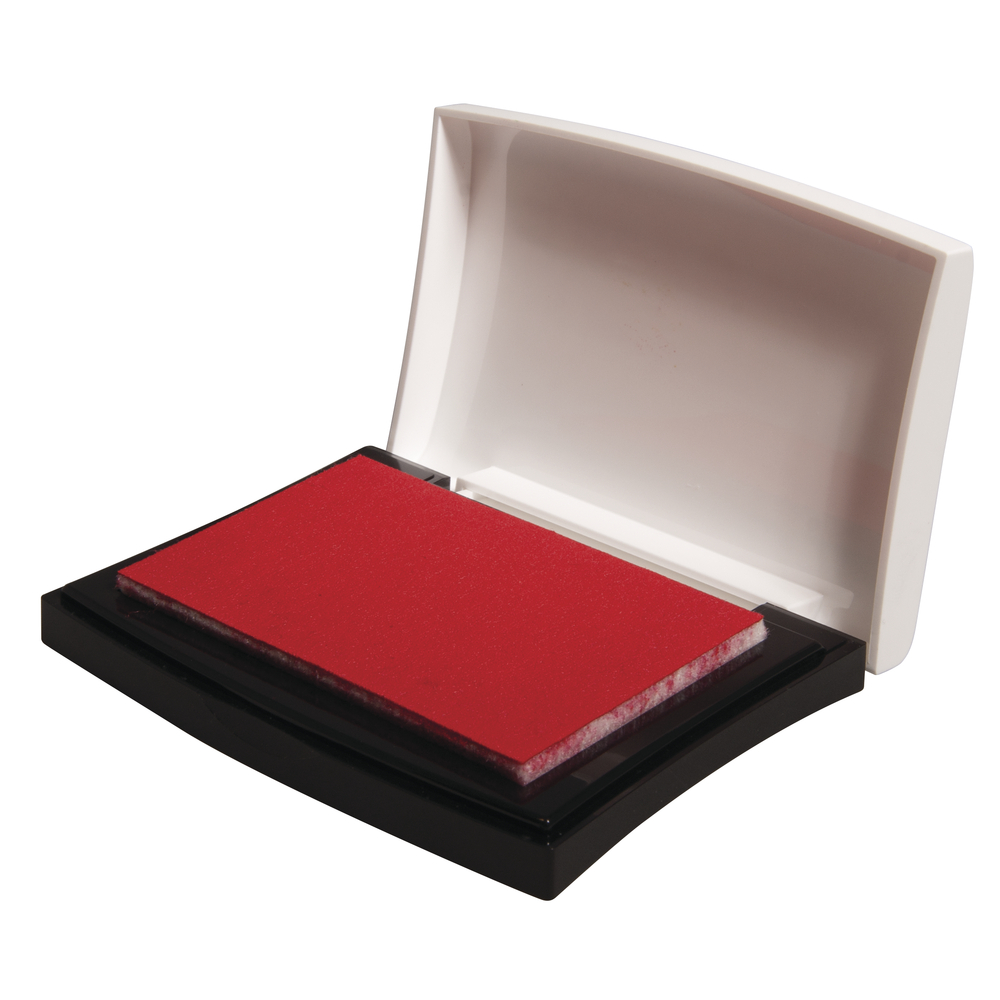 Röd - Satin red, Versafine Big Pad, Tsukineko