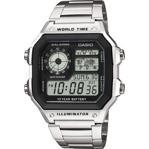 Casio Timeless World Timer AE-1200WHD-1AVEF