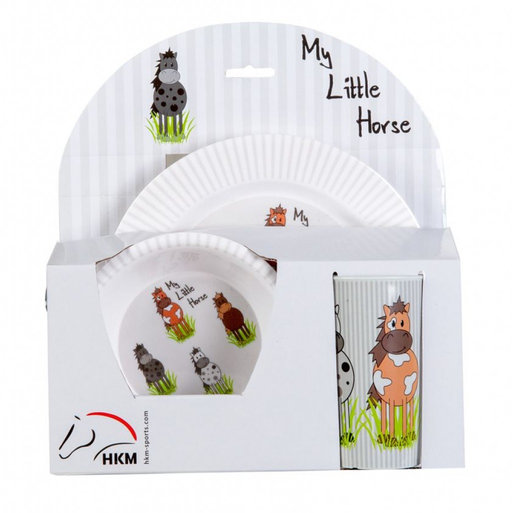 Frukostset Little Horses närbild