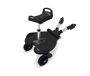 Bumprider Ståbräda inkl Seat+ Sits - Black