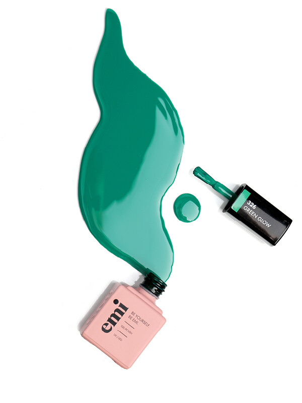 E.MiLac Green Glow #326, 9 ml. - 2