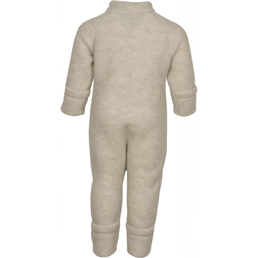Wool Baby Suit Melange Offwhite - 2