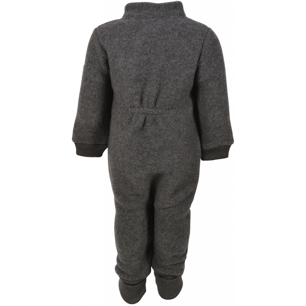  Wool Suit w Rib Anthracite Melange - 4