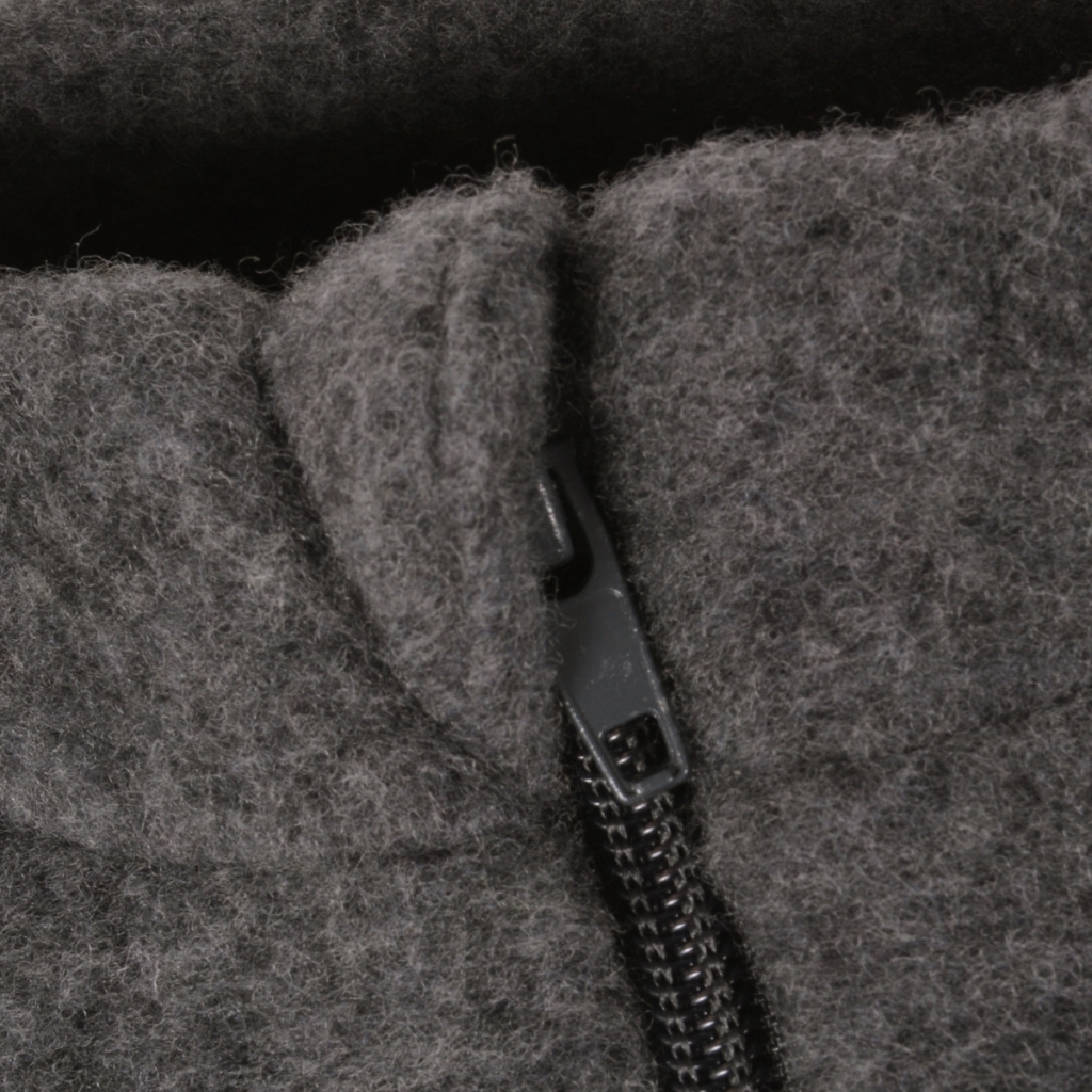  Wool Suit w Rib Anthracite Melange - 3