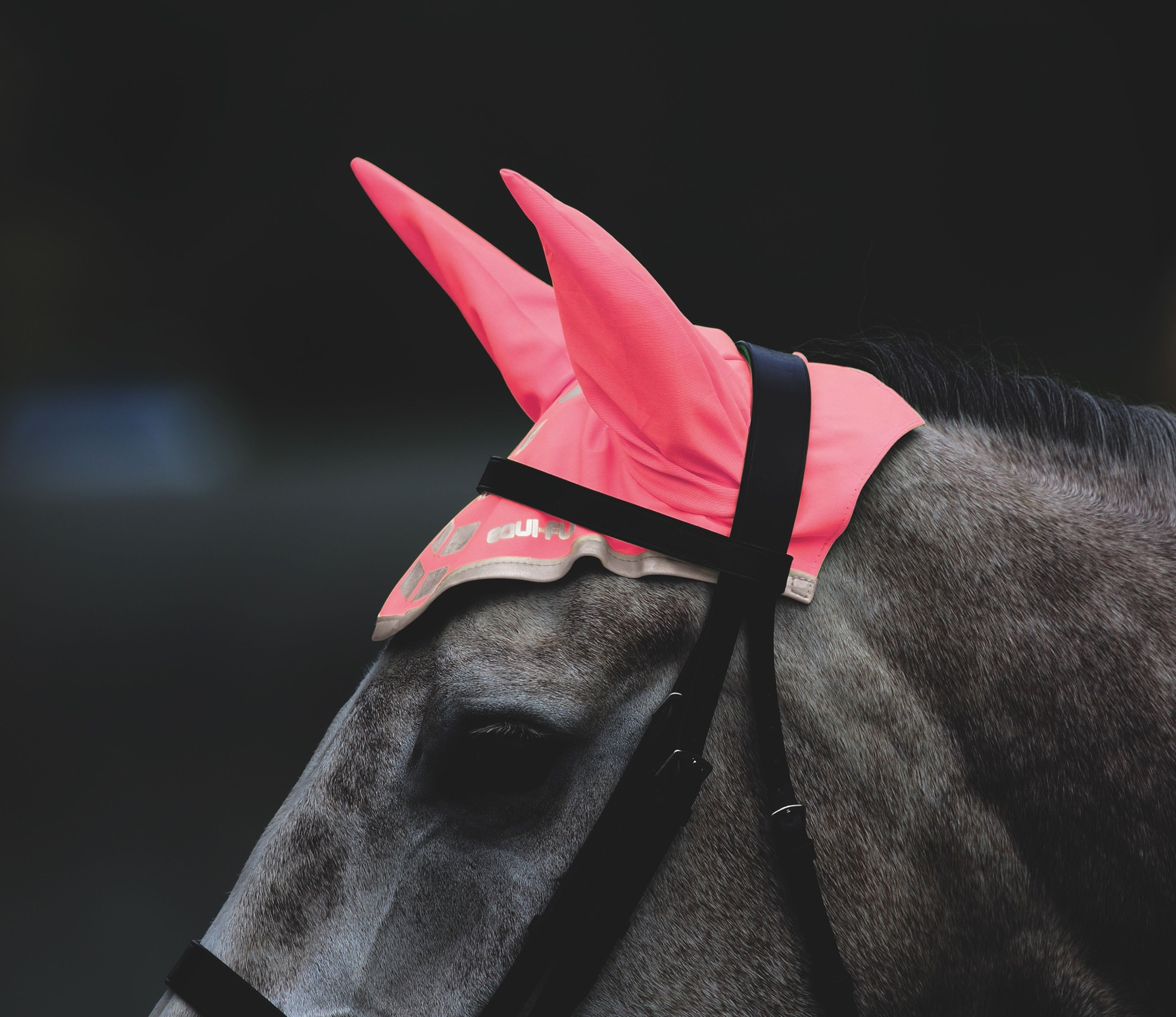 Shires Equi-Flector Fly veil - Reflex hood - Pink